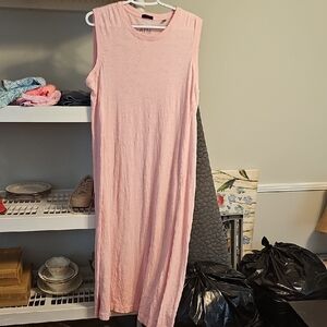 ATM Anthony Thomas Melillo Light Pink Maxi Dress